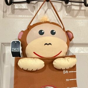 Vintage 2011 Toys“R”Us Two’s Zoo Monkey Growth Chart NWT